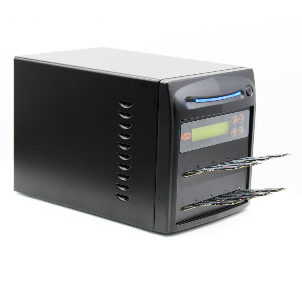 Systor 1 to 7 M.2 SATA/NVMe Duplicator & Sanitizer - up to 24GB/Min - for PCIe M2 Drives (SYSNVME-NX407)
