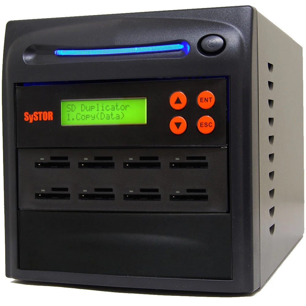 Systor 1 to 7 Multiple SD/MicroSD Drive Duplicator & Sanitizer - SYS-SD-7