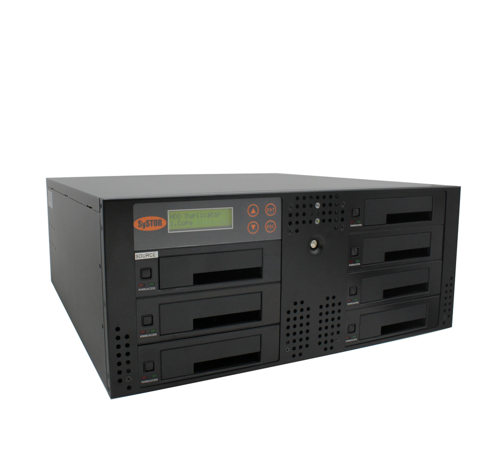 Systor 1 to 6 SATA 150MB/S Rackmount Hard Disk Drive / Solid State Drive (HDD/SSD) Duplicator & Sanitizer (SYS206RMHDD-DP)