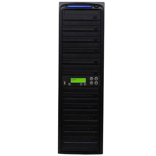 Produplicator USB Drive to 11 CD DVD Duplicator - Convert Flash Memory Card to Disc Copier (DVDUSB11SATA20X)