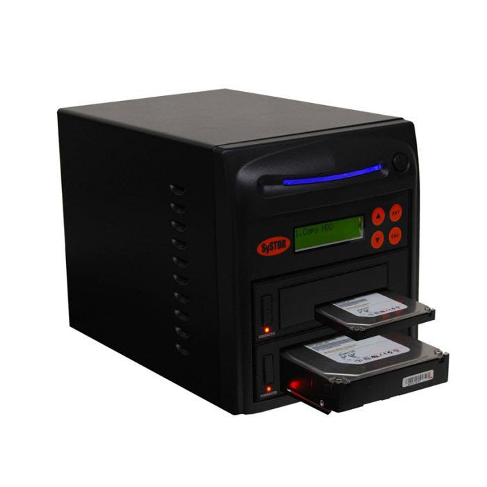 Systor 1 to 1 SATA SSD HDD Duplicator & Sanitizer - 9GB/Min - Dual Port Copy & Erase 3.5" & 2.5" Hard Disk & Solid State Drive (SYS201HS-DP)