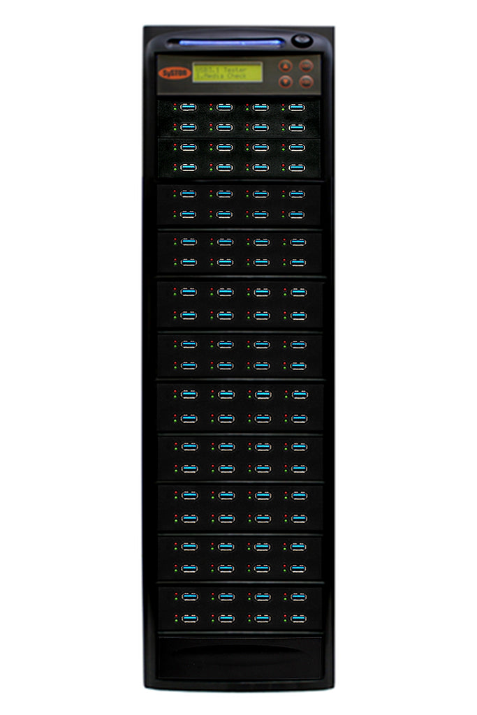 Systor 1 to 87 USB 3.0/3.1 Duplicator & Sanitizer 6GB/Min - Standalone Multiple Flash Memory Copier & Storage Drive Eraser, Speeds Up to 100MB/Sec (SYS-USB30100-87)
