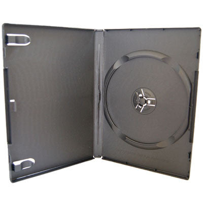 14mm Machine Pack Single Disc Capacity Black DVD Cases - ProDuplicator.com