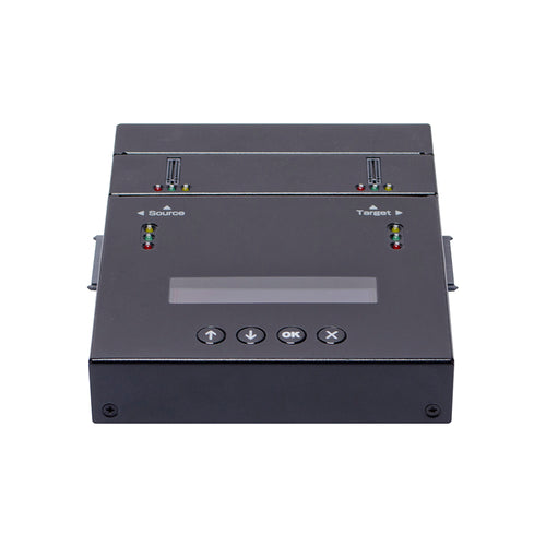 Systor 1 to 1 NVMe/SATA M.2 Duplicator & Sanitizer - up to 9GB/Min - for PCIe M2, 2.5" & 3.5" HDD & SSD Drives (SYSNVME-SF201)