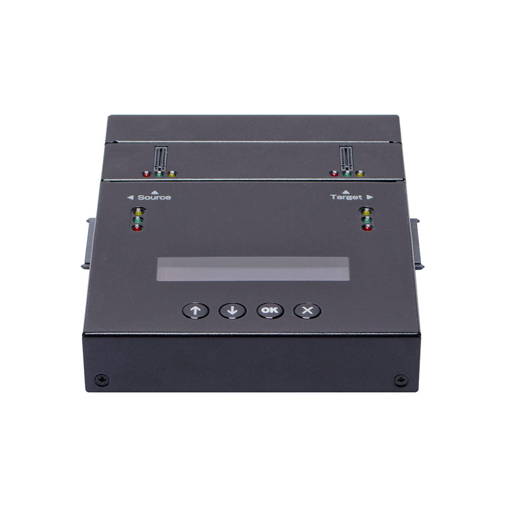Systor 1 to 1 NVMe/SATA M.2 Duplicator & Sanitizer - up to 9GB/Min - for PCIe M2, 2.5" & 3.5" HDD & SSD Drives (SYSNVME-SF201)