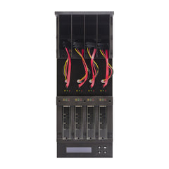 Systor 1 to 3 NVMe/SATA M.2 Duplicator & Sanitizer - up to 9GB/Min - for PCIe M2, 2.5" & 3.5" HDD & SSD Drives (SYSNVME-XW203)