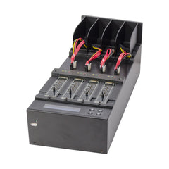 Systor 1 to 3 NVMe/SATA M.2 Duplicator & Sanitizer - up to 9GB/Min - for PCIe M2, 2.5" & 3.5" HDD & SSD Drives (SYSNVME-XW203)