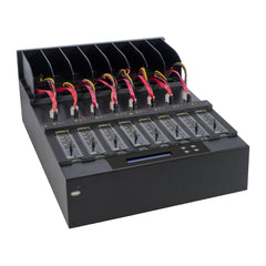 Systor 1 to 7 M.2 SATA/NVMe Duplicator & Sanitizer - up to 9GB/Min - for PCIe M2, 2.5" & 3.5" HDD & SSD Drives (SYSNVME-XW207)
