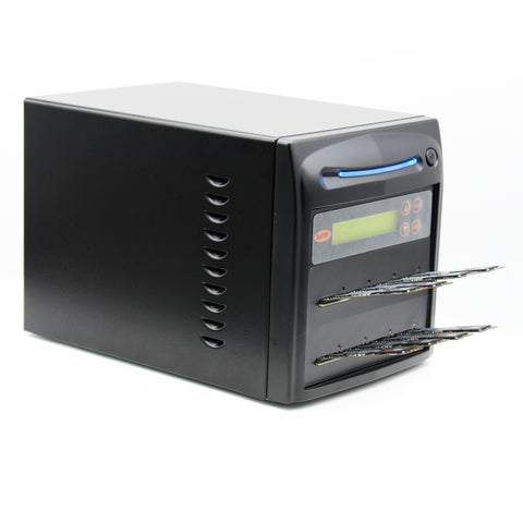Systor 1 to 7 M.2 NVMe/SATA Duplicator - 24GB/Min - Standalone Copier & Eraser/Sanitizer for Multiple PCIe M2 Drives (SYSNVME-NX407)