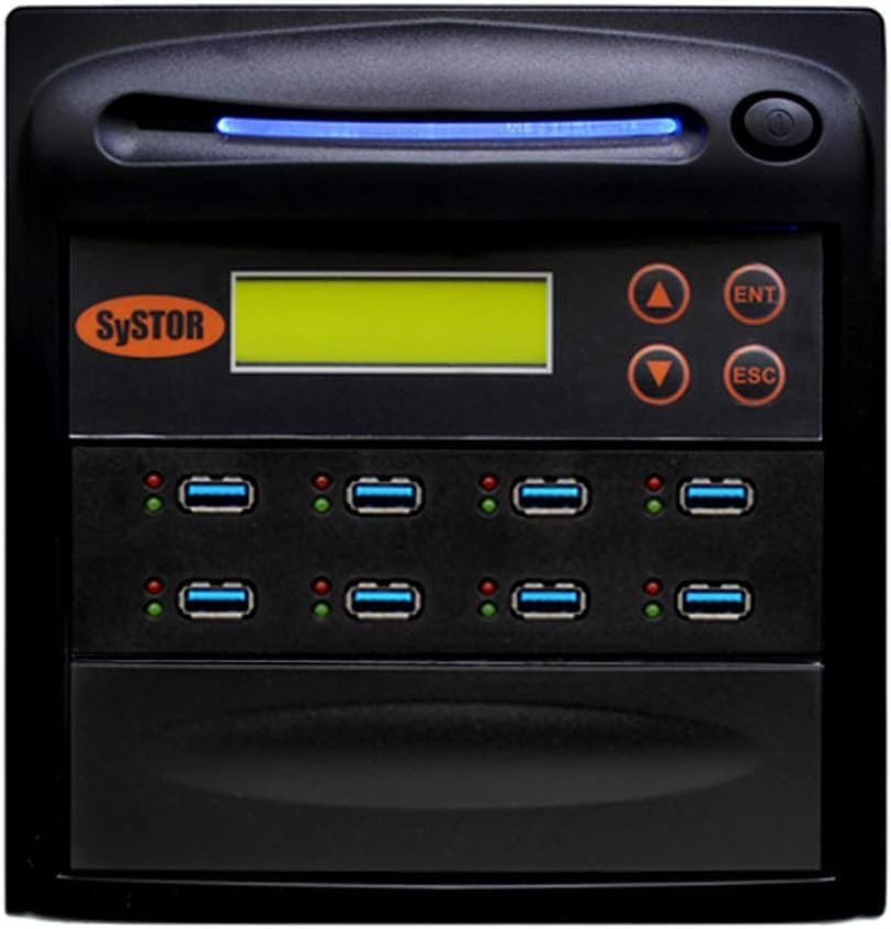 Systor 1 to 7 USB 3.0/3.1 Duplicator & Eraser 9GB/Min - SYS-USB30150-7