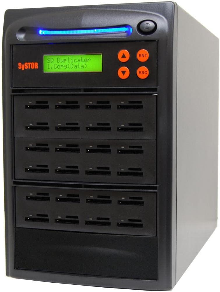 Systor 1 to 23 Multiple SD/microSD Card 3.0 Duplicator - 6GB/Min - SYS-SD100-23