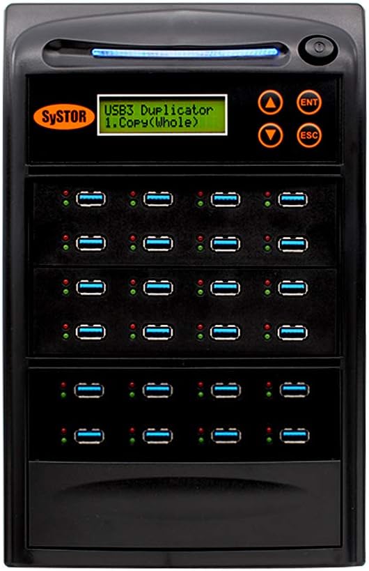 Systor 1 to 23 USB 3.0/3.1 Duplicator & Eraser 9GB/Min - SYS-USB30150-23