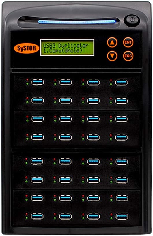 Systor 1 to 31 USB 3.0/3.1 Duplicator & Eraser 9GB/Min - SYS-USB30150-31