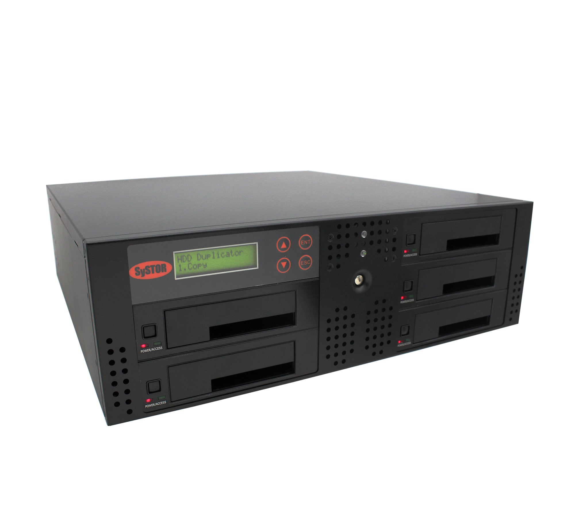 Sata Drive Rackmount Systor 1 to 4 SATA 300MB/S Rackmount Hard Disk Drive / Solid State Dri ...