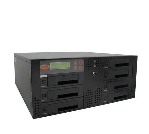 Systor 1 to 6 SATA 90MB/S Rackmount Hard Disk Drive / Solid State Drive (HDD/SSD) Duplicator & Sanitizer (SYS106RMHDD-DP)