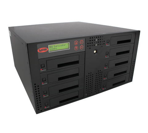 Systor 1 to 8 SATA 300MB/S Rackmount Hard Disk Drive / Solid State Drive (HDD/SSD) Duplicator & Sanitizer (SYS308RMHDD-DP)