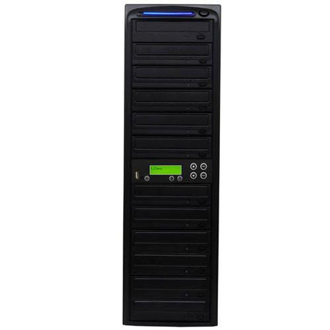 Produplicator USB Drive to 11 Blu-ray Duplicator - Convert Flash Memory Card to CD DVD BD Bluray Disc Copier (PUSBR11)