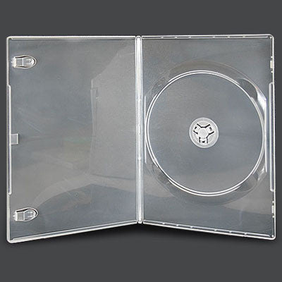7mm Slim Single Disc Capacity Clear DVD Cases - ProDuplicator.com