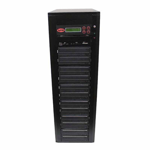 Systor Multi Media Center - Flash Memory Drive (USB/SD/CF/MS/MMC) to Disc Backup + 1 to 11 SATA CD/DVD Duplicator - PMBC-11