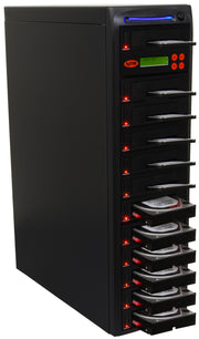 Systor 1 to 11 SATA SSD HDD Duplicator & Sanitizer - 36GB/Min - Dual Port Copy & Erase 3.5" & 2.5" Hard Disk & Solid State Drive (SYS611DP)