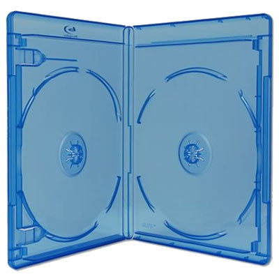 12mm Standard Double Disc Capacity Blu-ray Case Blu-ray Logo - ProDuplicator.com