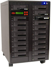Systor 1 to 19 SATA SSD HDD Duplicator & Sanitizer - 36GB/Min - Dual Port Copy & Erase 3.5" & 2.5" Hard Disk & Solid State Drive (SYS619DP)