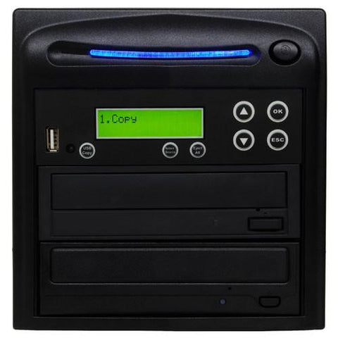 Produplicator USB Drive to 1 CD DVD Duplicator - Convert Flash Memory Card to Disc Copier (DVDUSB01SATA20X)