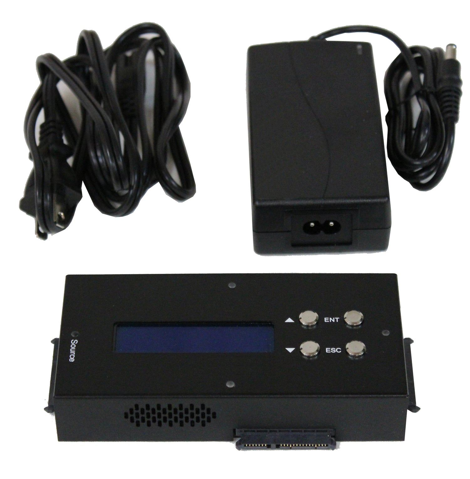 Systor 1 to 2 SATA 300MB/S Portable HDD SSD Duplicator/Sanitizer - (SYS02-MINIHDD-SATA2) - 3.5" & 2.5" Hard Disk Drive / Solid State Drive Copier/Eraser