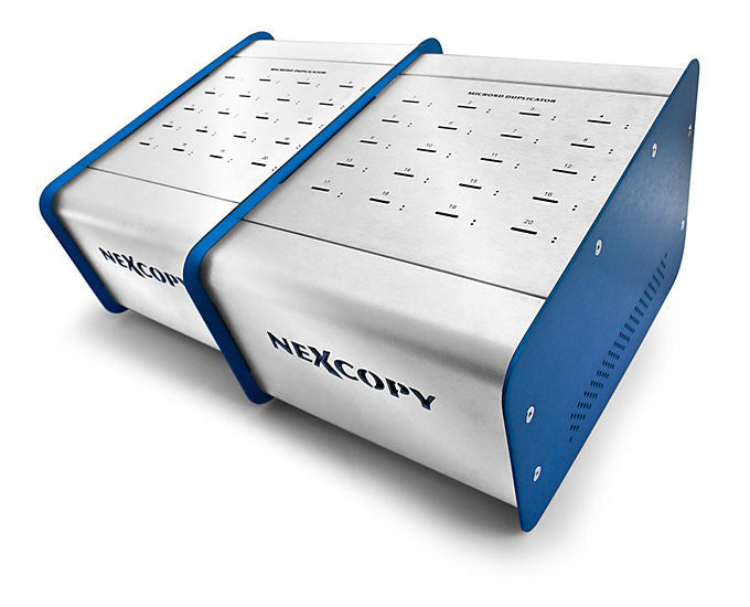 1 to 40 Nexcopy SD Card Cloner with 80 MiniSD and 80 MicoSD Adapters - ProDuplicator.com