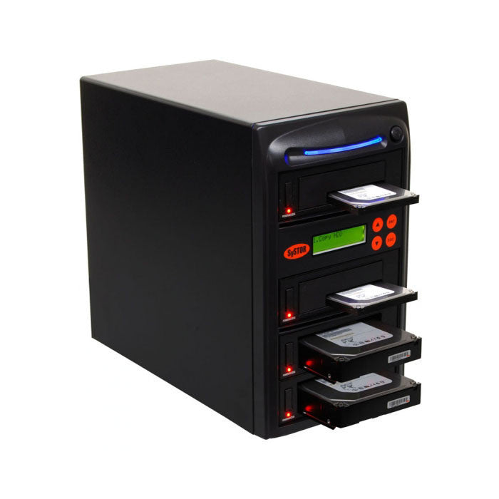 Systor 1 to 3 SATA SSD HDD Duplicator & Sanitizer - 9GB/Min - Dual Port Copy & Erase 3.5" & 2.5" Hard Disk & Solid State Drive (SYS203HS-DP)