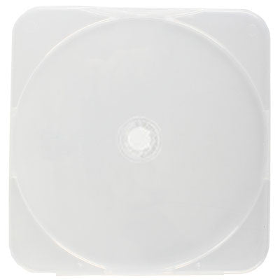 4mm Square Clam Shell Single Disc Capacity Clear Cases - ProDuplicator.com