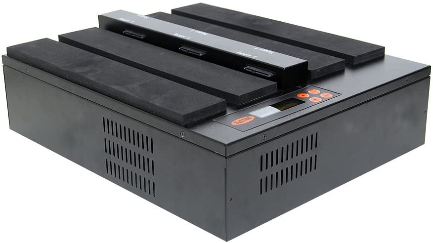 Systor 1 to 5 Flatbed SATA SSD HDD Duplicator & Sanitizer - 36GB/Min - Copy & Erase 3.5" & 2.5" Hard Disk & Solid State Drive 600MB/Sec (SYS05-SSD-SATA3)