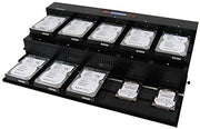 Systor 1 to 9 Flatbed SATA SSD HDD Duplicator & Sanitizer - 36GB/Min - Copy & Erase 3.5" & 2.5" Hard Disk & Solid State Drive 600MB/Sec (SYS09-SSD-SATA3)