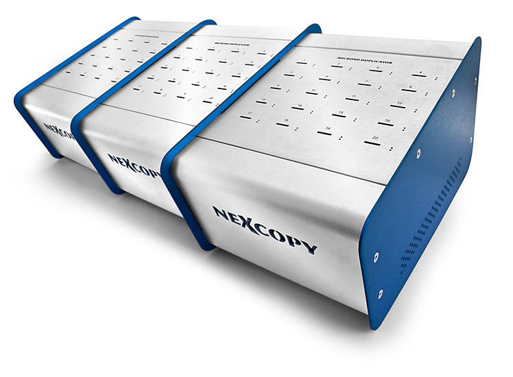 1 to 60 Nexcopy SD Card Cloner with 120 MiniSD and 120 MicoSD Adapters - ProDuplicator.com