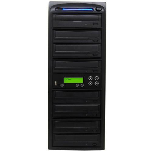 Produplicator USB Drive to 7 Blu-ray Duplicator - Convert Flash Memory Card to CD DVD BD Bluray Disc Copier (PUSBR07)