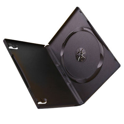 14mm Standard Single Disc Capacity Black DVD Cases - ProDuplicator