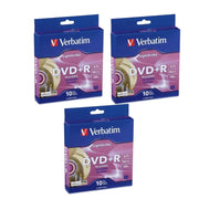 Verbatim LightScribe DVD+R 16X Recordable Blank Disc Media 4.7GB (95116) 10 Pack Quantities