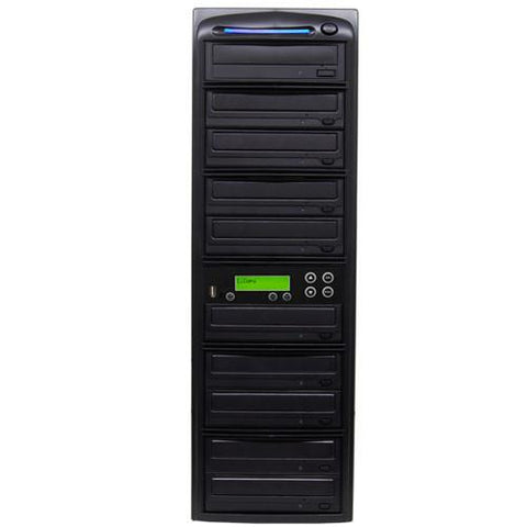 Produplicator USB Drive to 9 Blu-ray Duplicator - Convert Flash Memory Card to CD DVD BD Bluray Disc Copier (PUSBR09)