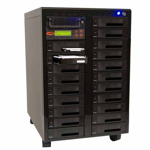 SySTOR 1:20 SATA/IDE Combo Hard Disk Drive / Solid State Drive (HDD/SSD) Clone Duplicator/Sanitizer - High Speed (150MB/sec) (SYS5020HS)