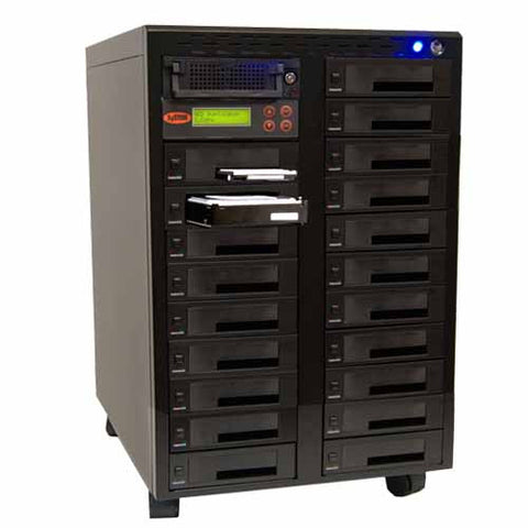 SySTOR 1:20 SATA/IDE Combo Hard Disk Drive / Solid State Drive (HDD/SSD) Clone Duplicator/Sanitizer - High Speed (150MB/sec) (SYS5020HS)