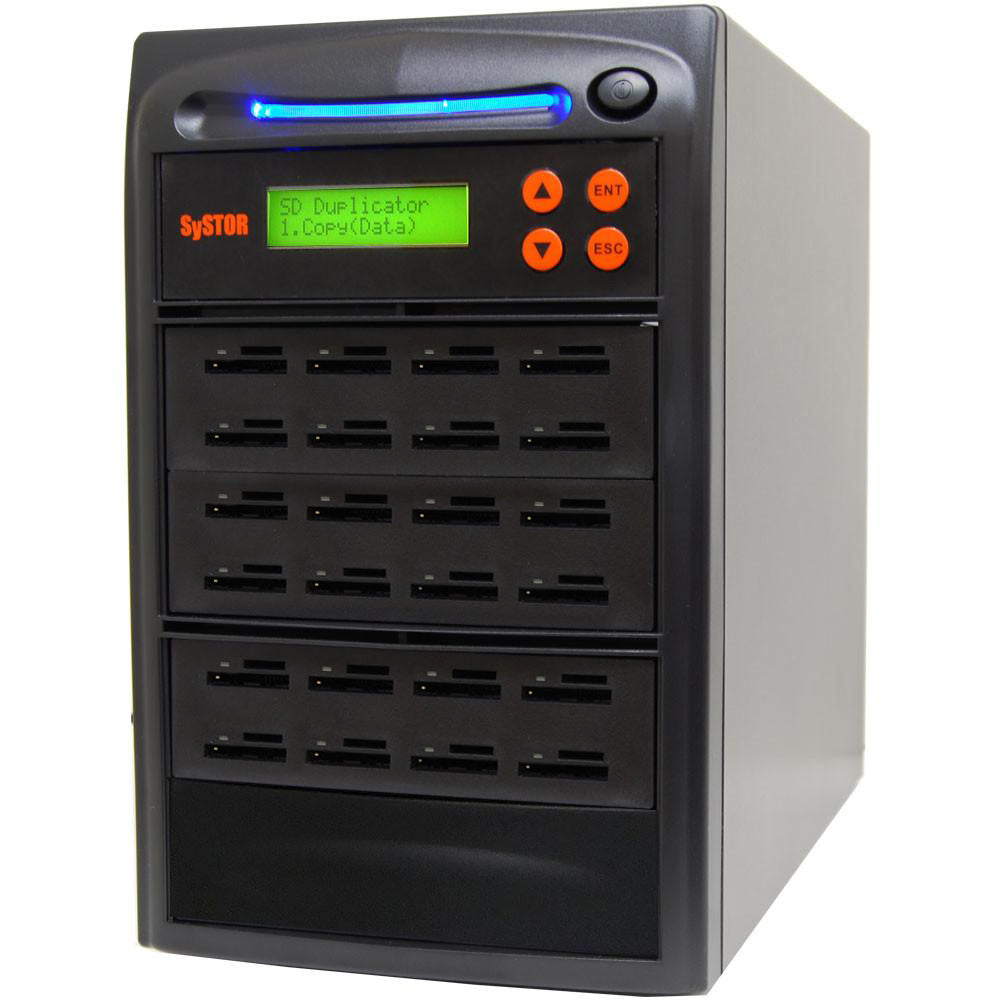 Systor 1 to 23 Multiple SD/MicroSD Drive Duplicator & Sanitizer - SYS-SD-23