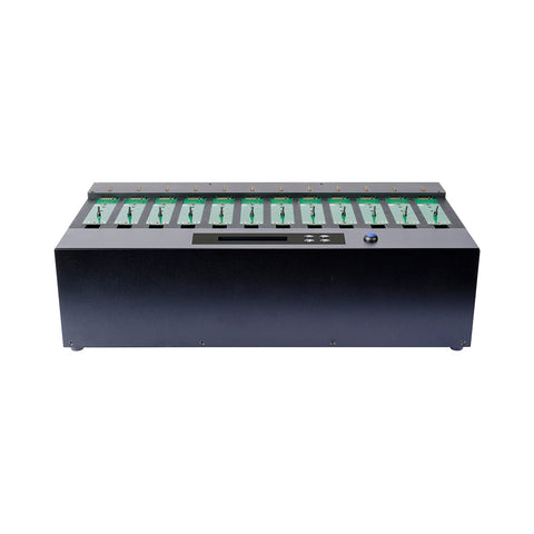 Systor 1 to 11 M.2 NVMe/SATA Duplicator & Sanitizer - up to 12GB/Min - for PCIe M2 Drives (SYSNVME-M2211)