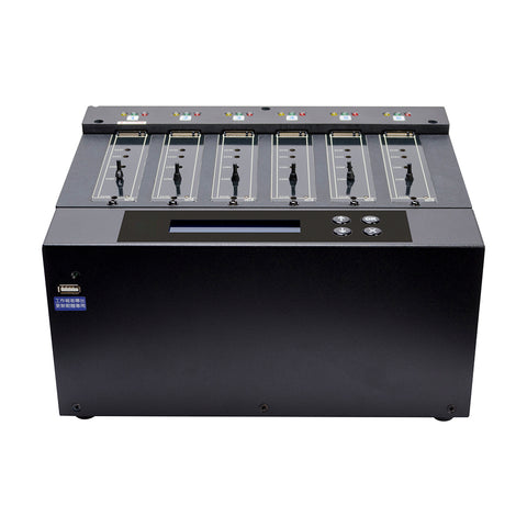 Systor 1 to 5 M.2 SATA/NVMe Duplicator & Sanitizer - up to 9GB/Min - for PCIe M2 Drives (SYSNVME-M2205)