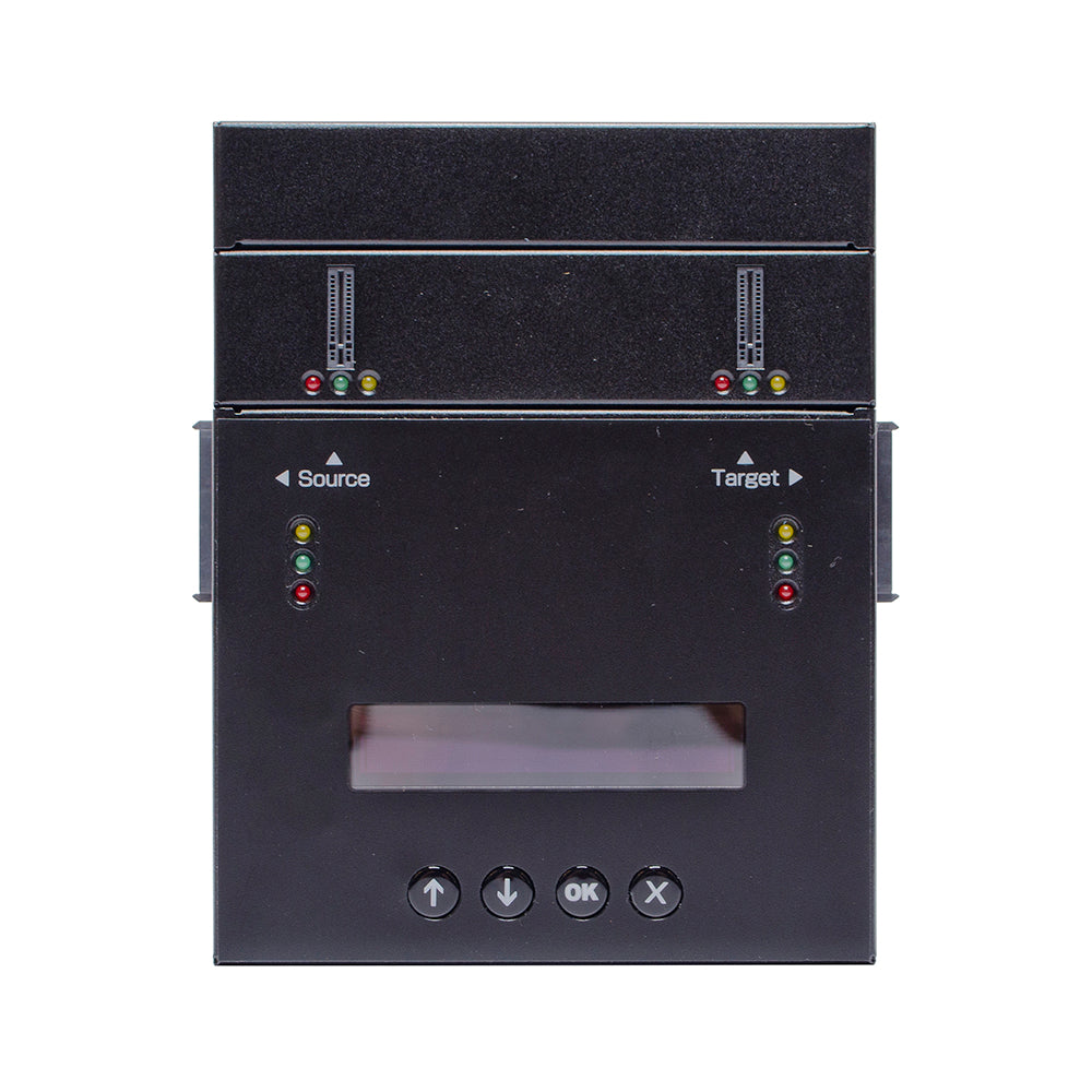 Systor 1 to 1 NVMe/SATA M.2 Duplicator & Sanitizer - up to 9GB/Min - for PCIe M2, 2.5" & 3.5" HDD & SSD Drives (SYSNVME-SF201)