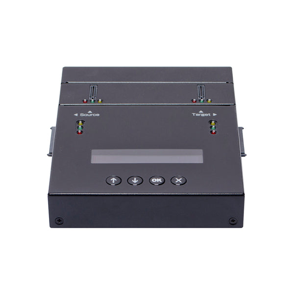 Systor 1 to 1 NVMe/SATA M.2 Duplicator & Sanitizer - up to 9GB/Min - for PCIe M2, 2.5" & 3.5" HDD & SSD Drives (SYSNVME-SF201)