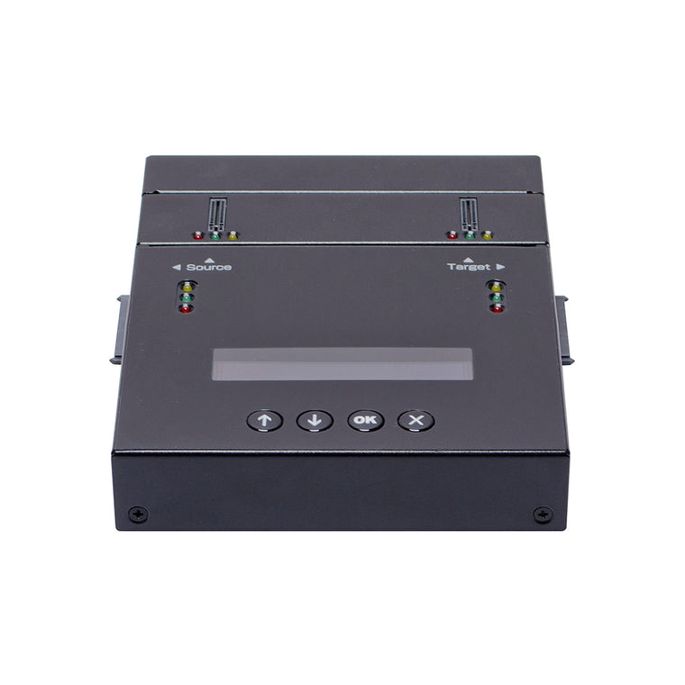 Systor 1 to 1 NVMe/SATA M.2 Duplicator & Sanitizer - up to 9GB/Min - for PCIe M2, 2.5" & 3.5" HDD & SSD Drives (SYSNVME-SF201)