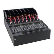 Systor 1 to 7 M.2 SATA/NVMe Duplicator & Sanitizer - up to 9GB/Min - for PCIe M2, 2.5" & 3.5" HDD & SSD Drives (SYSNVME-XW207)