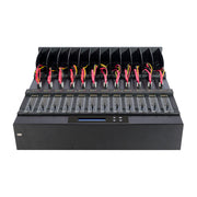 Systor 1 to 11 M.2 SATA/NVMe Duplicator & Sanitizer - up to 18GB/Min - for PCIe M2, 2.5" & 3.5" HDD & SSD Drives (SYSNVME-XW311)